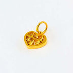 Arthesdam Jewellery 916 Gold Modern Heart Abacus Pendant