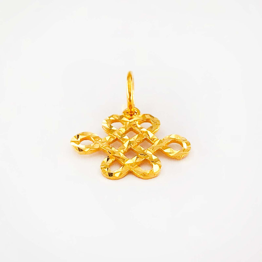 Arthesdam Jewellery 916 Gold Eternity Knot Pendant