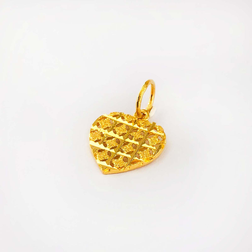 Arthesdam Jewellery 916 Gold Intricate Sweetheart Pendant