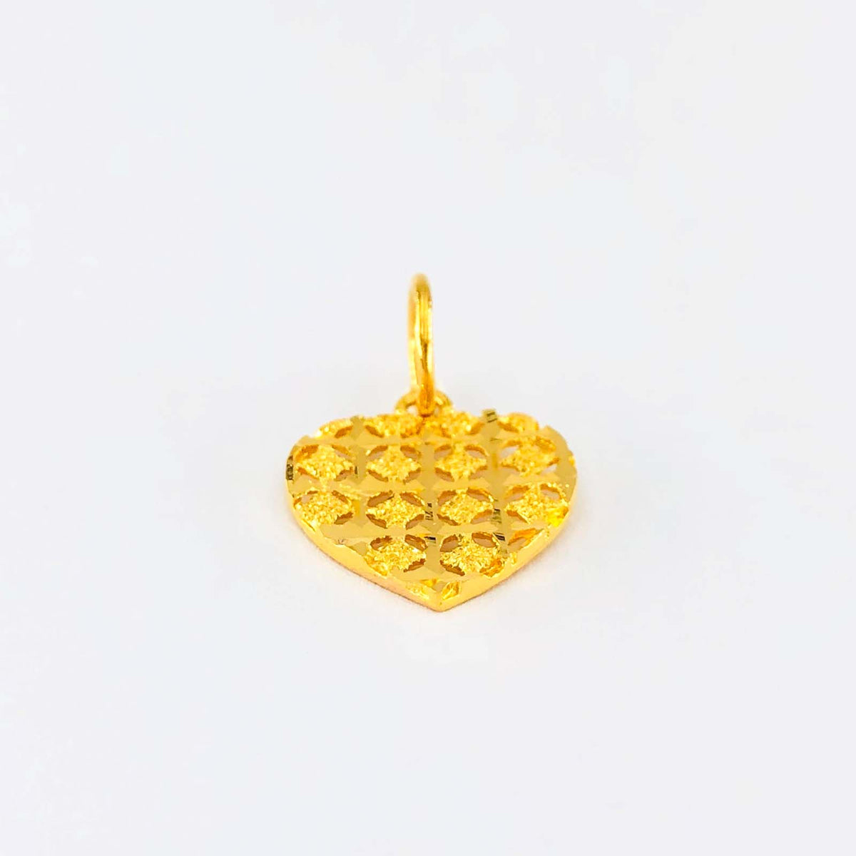 Arthesdam Jewellery 916 Gold Intricate Sweetheart Pendant