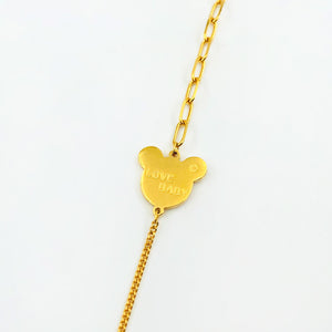 Arthesdam Jewellery 916 Gold Bear Love Baby Bracelet