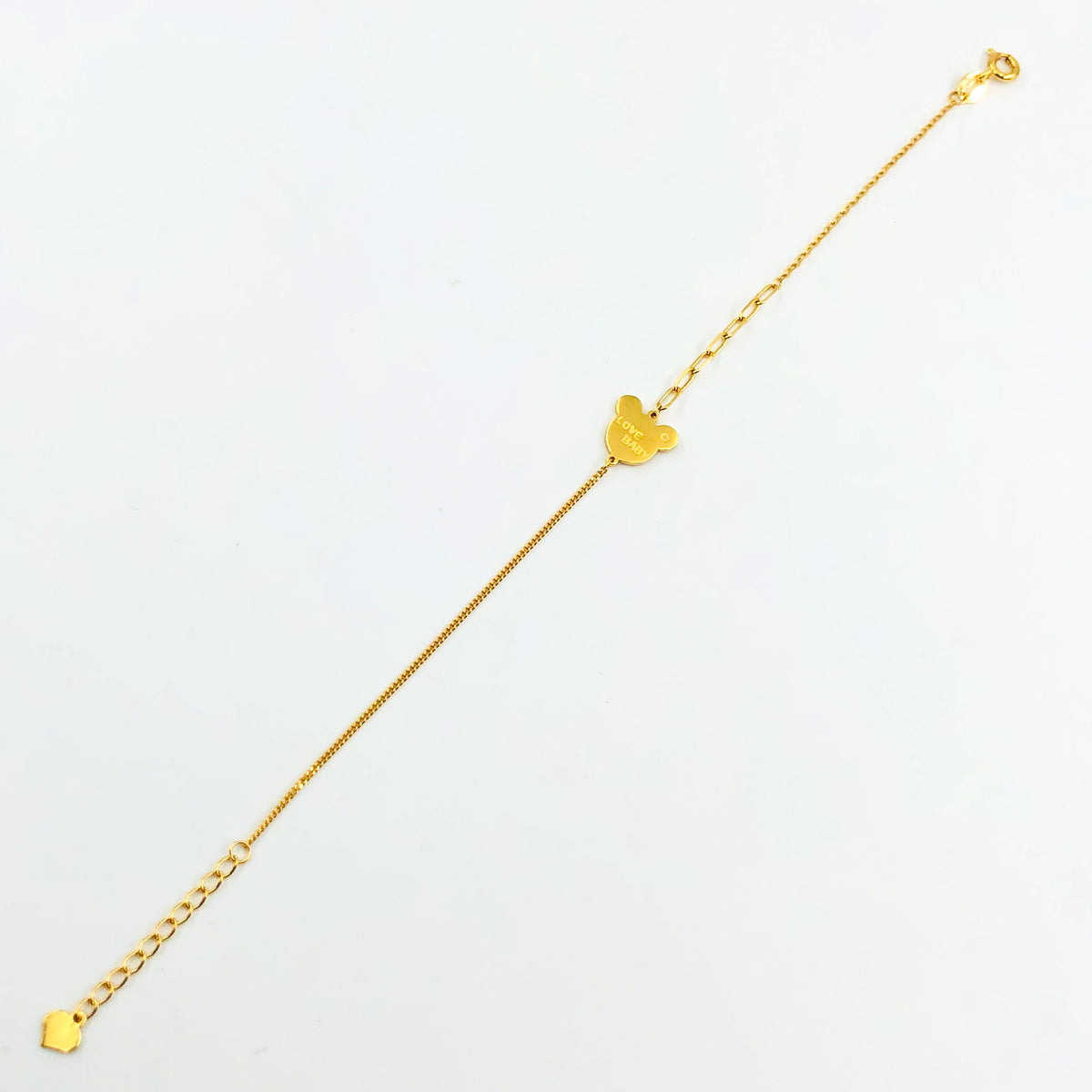 Arthesdam Jewellery 916 Gold Bear Love Baby Bracelet
