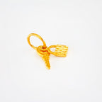 Arthesdam Jewellery 916 Gold Key and Lock Pendant