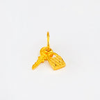 Arthesdam Jewellery 916 Gold Key and Lock Pendant