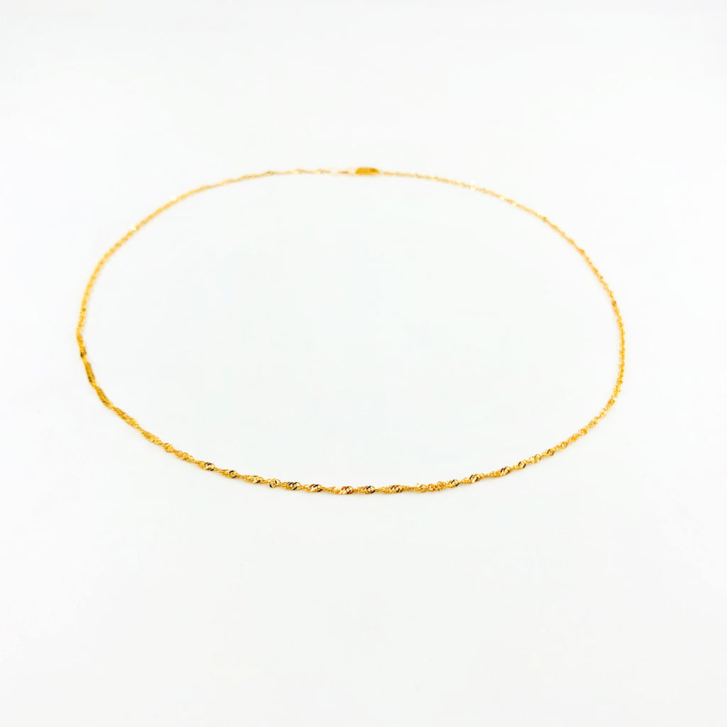 Arthesdam Jewellery 916 Gold Disco Chain