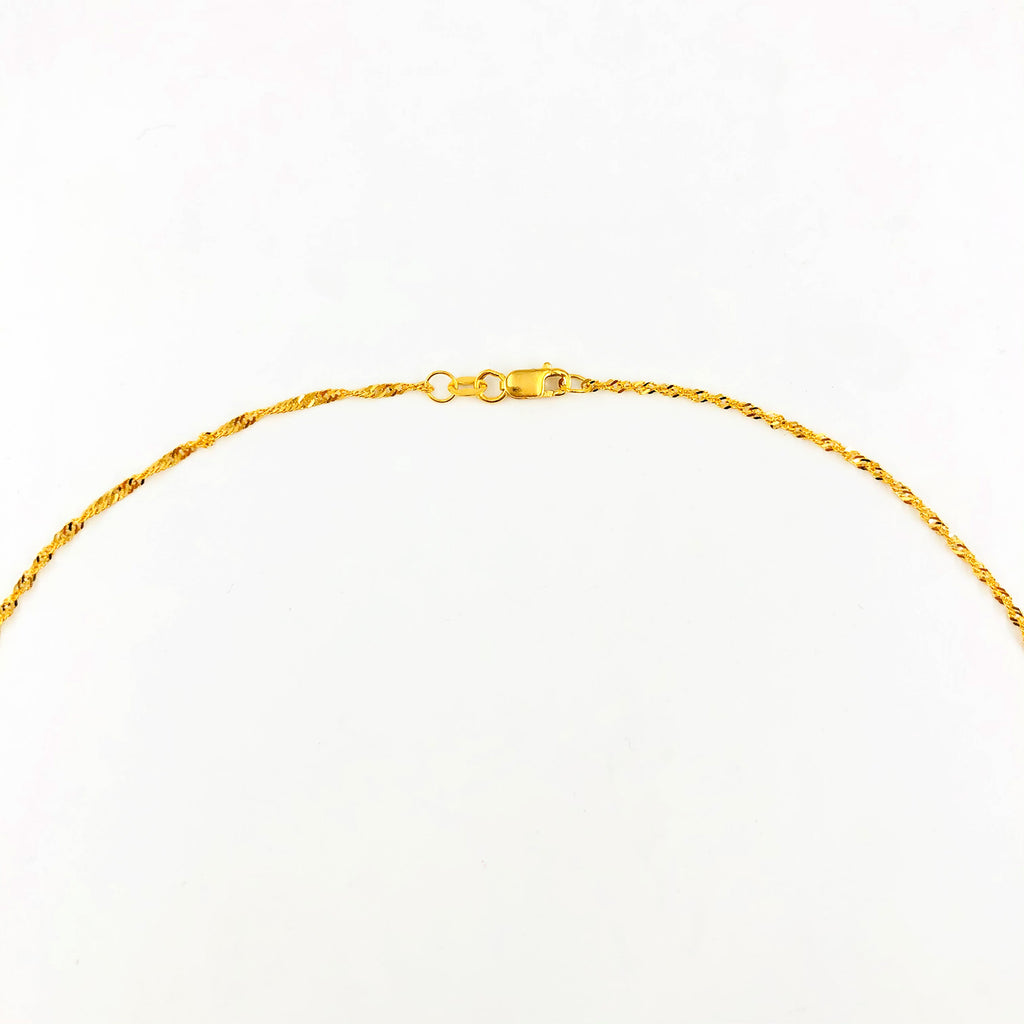 Arthesdam Jewellery 916 Gold Disco Chain