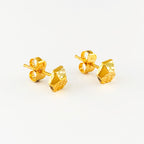 Arthesdam Jewellery 916 Gold Pyramid Hexagon Earrings