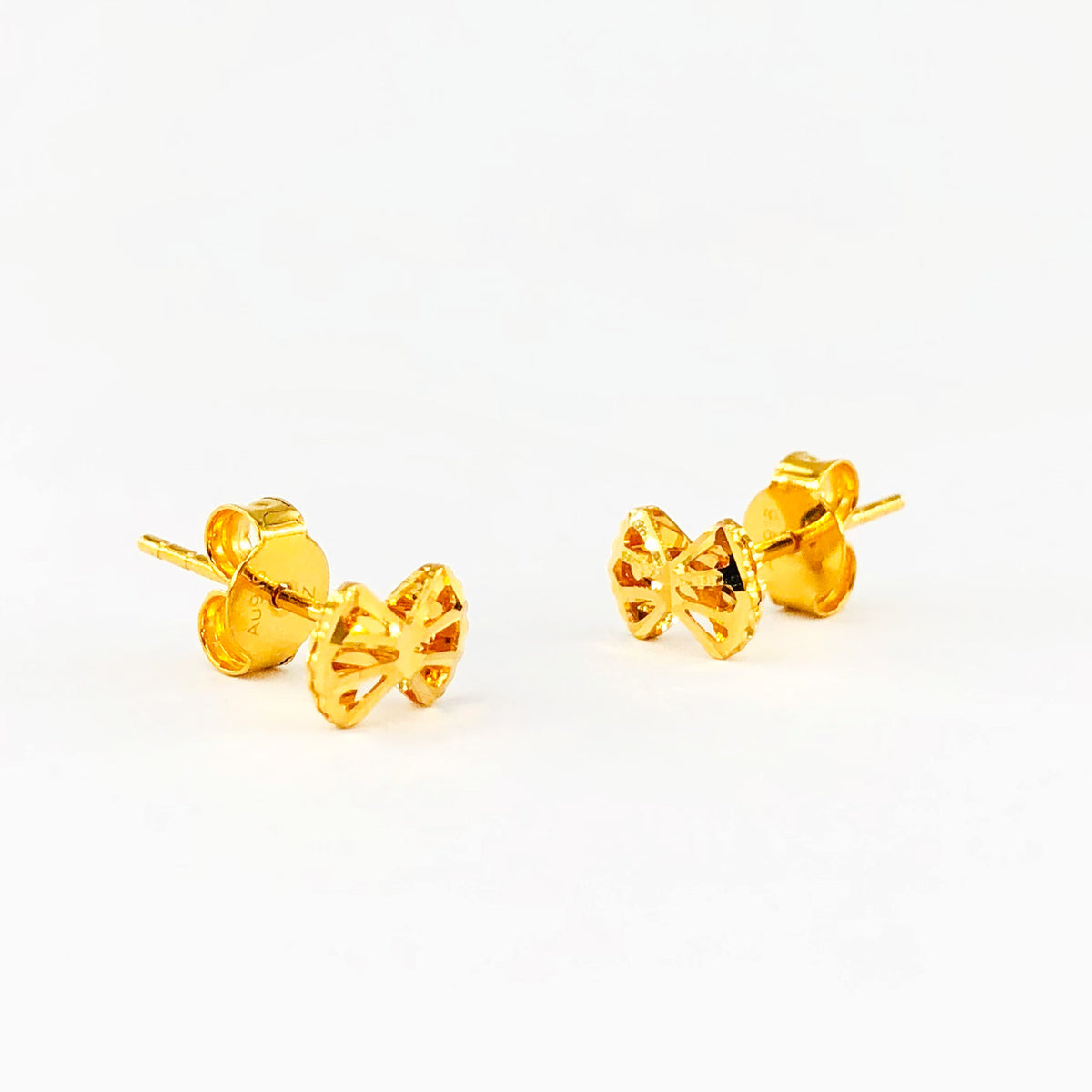 Arthesdam Jewellery 916 Gold Ribbon Earrings