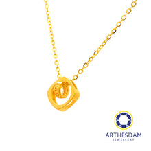 Load image into Gallery viewer, Arthesdam Jewellery 916 Gold Love Ring in Ring Necklace
