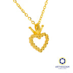 Arthesdam Jewellery 916 Gold Queen of Heart Necklace