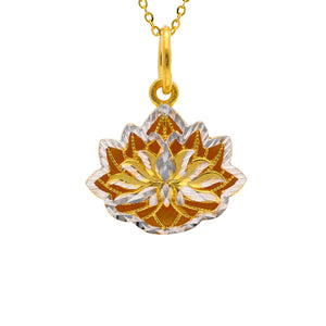 Arthesdam Jewellery 916 Gold Fortune Lotus Pendant