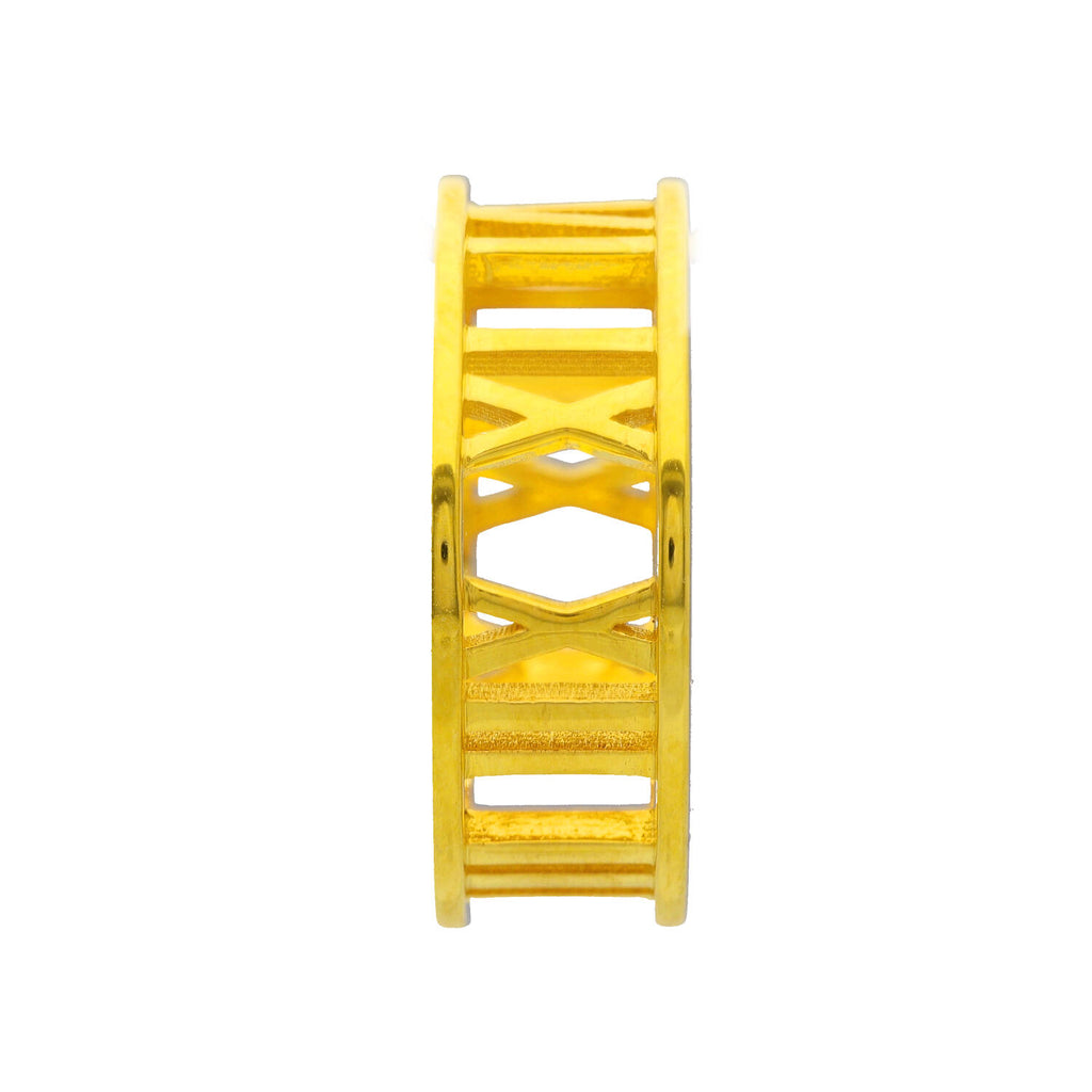 Arthesdam Jewellery 916 Gold Classic Thick Roman Ring