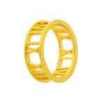 Arthesdam Jewellery 916 Gold Classic Thick Roman Ring