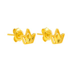 Arthesdam Jewellery 916 Gold Glorious Royal Crown Earrings