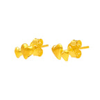 Arthesdam Jewellery 916 Gold Sweet Double Heart Earrings