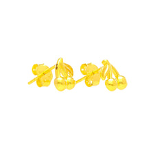 Load image into Gallery viewer, Arthesdam Jewellery 916 Gold Cheery Cherry Earrings

