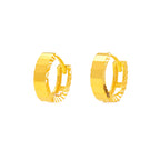 Arthesdam Jewellery 916 Gold Classic Thick Hoop Earrings