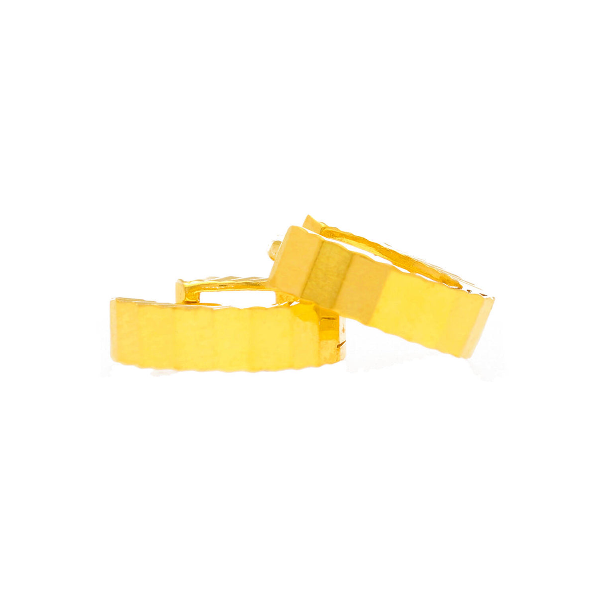 Arthesdam Jewellery 916 Gold Classic Thick Hoop Earrings