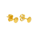 Arthesdam Jewellery 916 Gold Classic Circle Pin Earrings