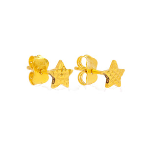 Arthesdam Jewellery 916 Gold Petite Shining Star Earrings