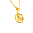 Arthesdam Jewellery 916 Gold Faceted Heart With Frame Pendant