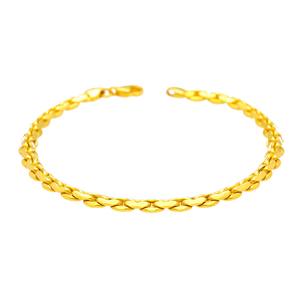 Arthesdam Jewellery 916 Gold Chunky Link Chain Bracelet