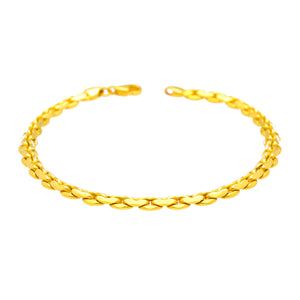 Arthesdam Jewellery 916 Gold Chunky Link Chain Bracelet
