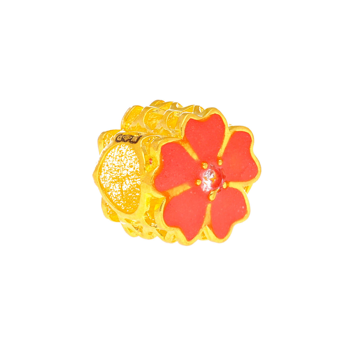 Arthesdam Jewellery 916 Gold Pink Sakura Flower Charm