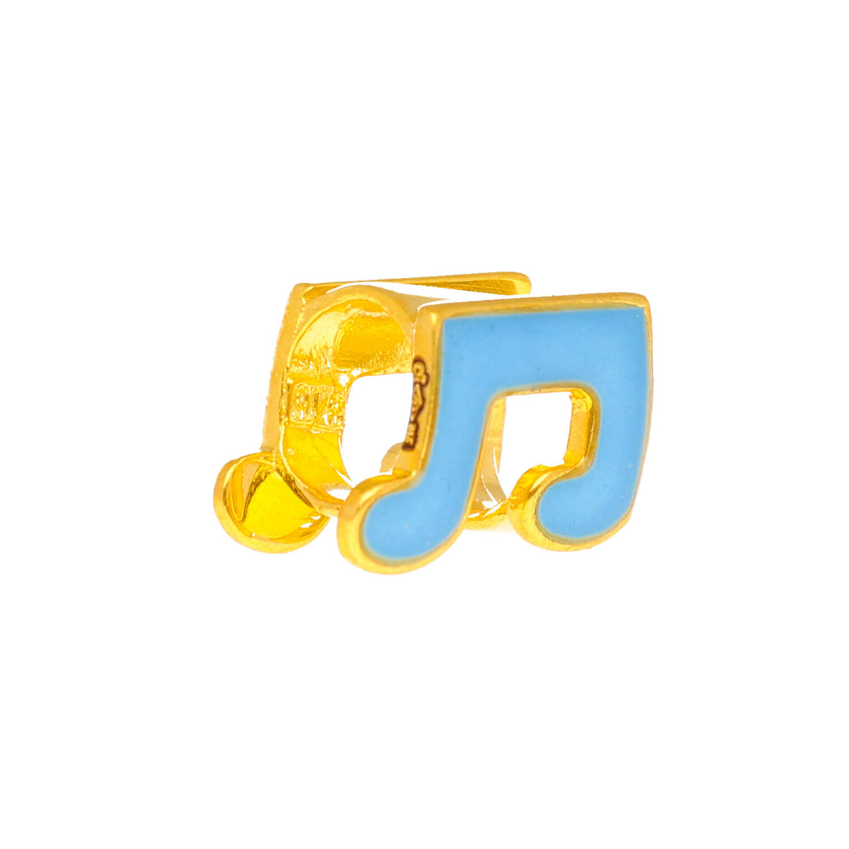 Arthesdam Jewellery 916 Gold Blue Quaver Music Note Charm