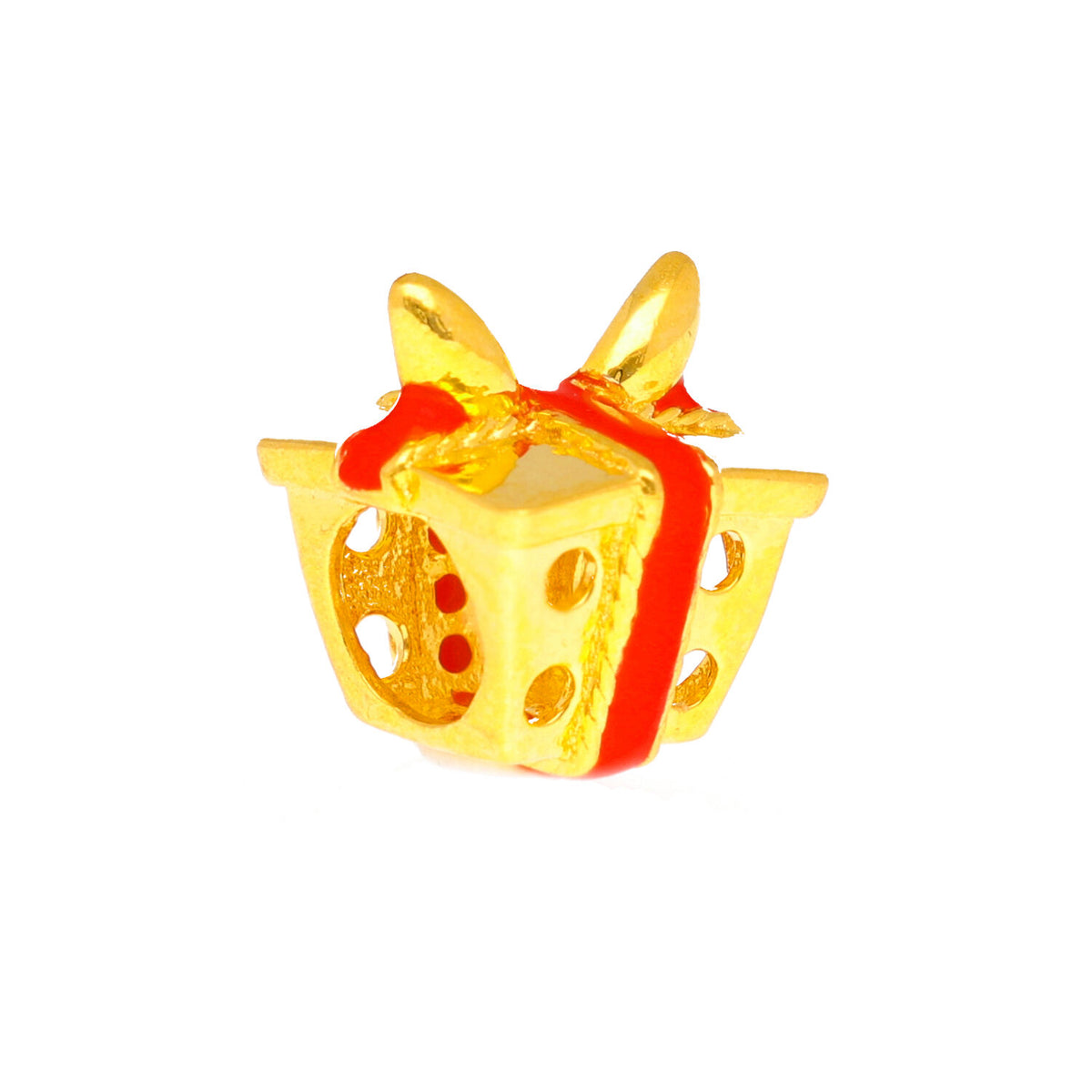 Arthesdam Jewellery 916 Gold Present Gift Box Charm