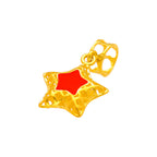 Arthesdam Jewellery 916 Gold Lucky Red Star Charm