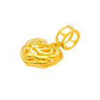 Arthesdam Jewellery 916 Gold Heart with Rose Charm
