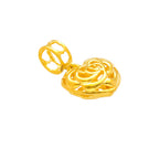 Arthesdam Jewellery 916 Gold Heart with Rose Charm