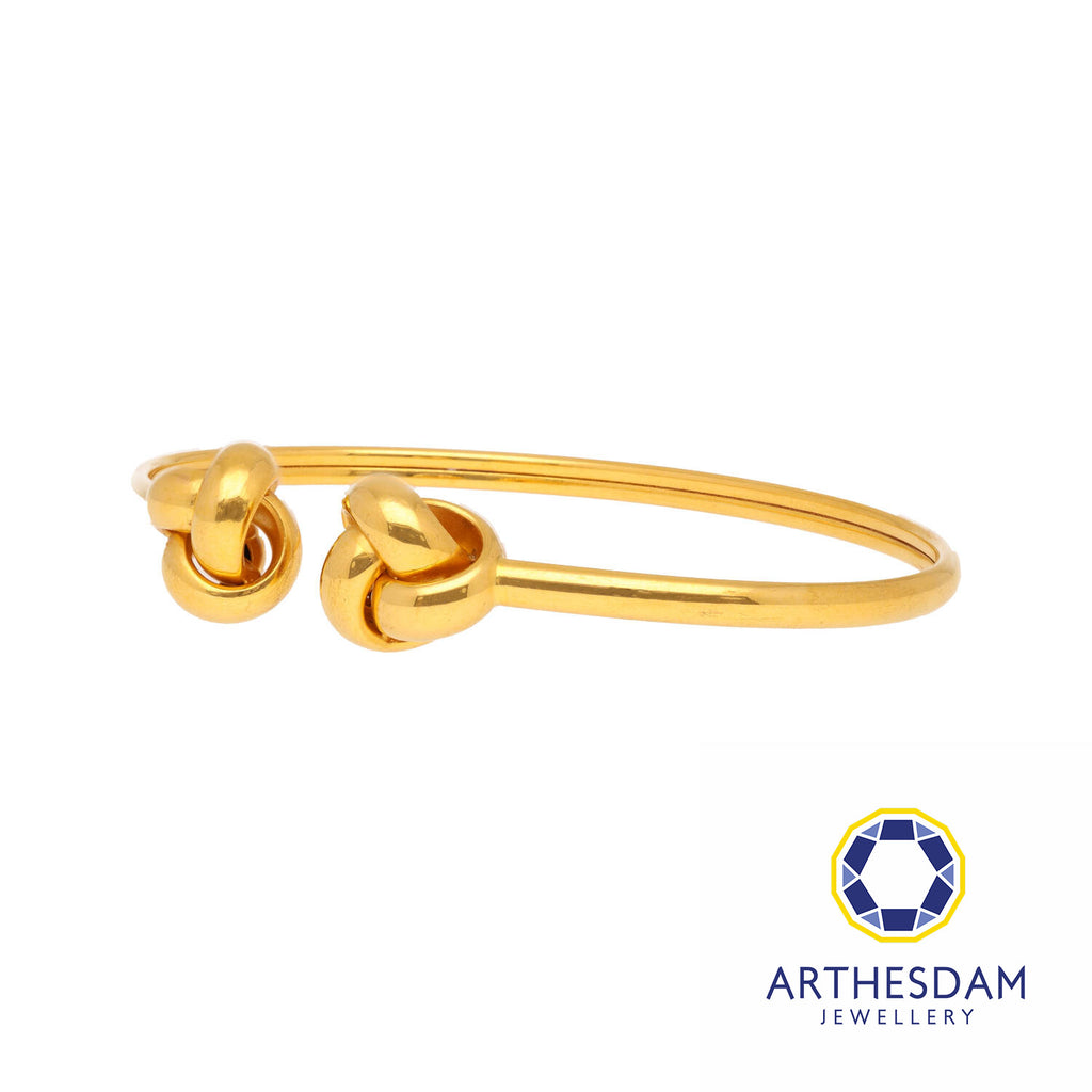 Arthesdam Jewellery 916 Gold Love Knot Bangle