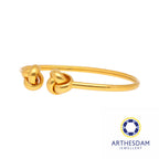 Arthesdam Jewellery 916 Gold Love Knot Bangle
