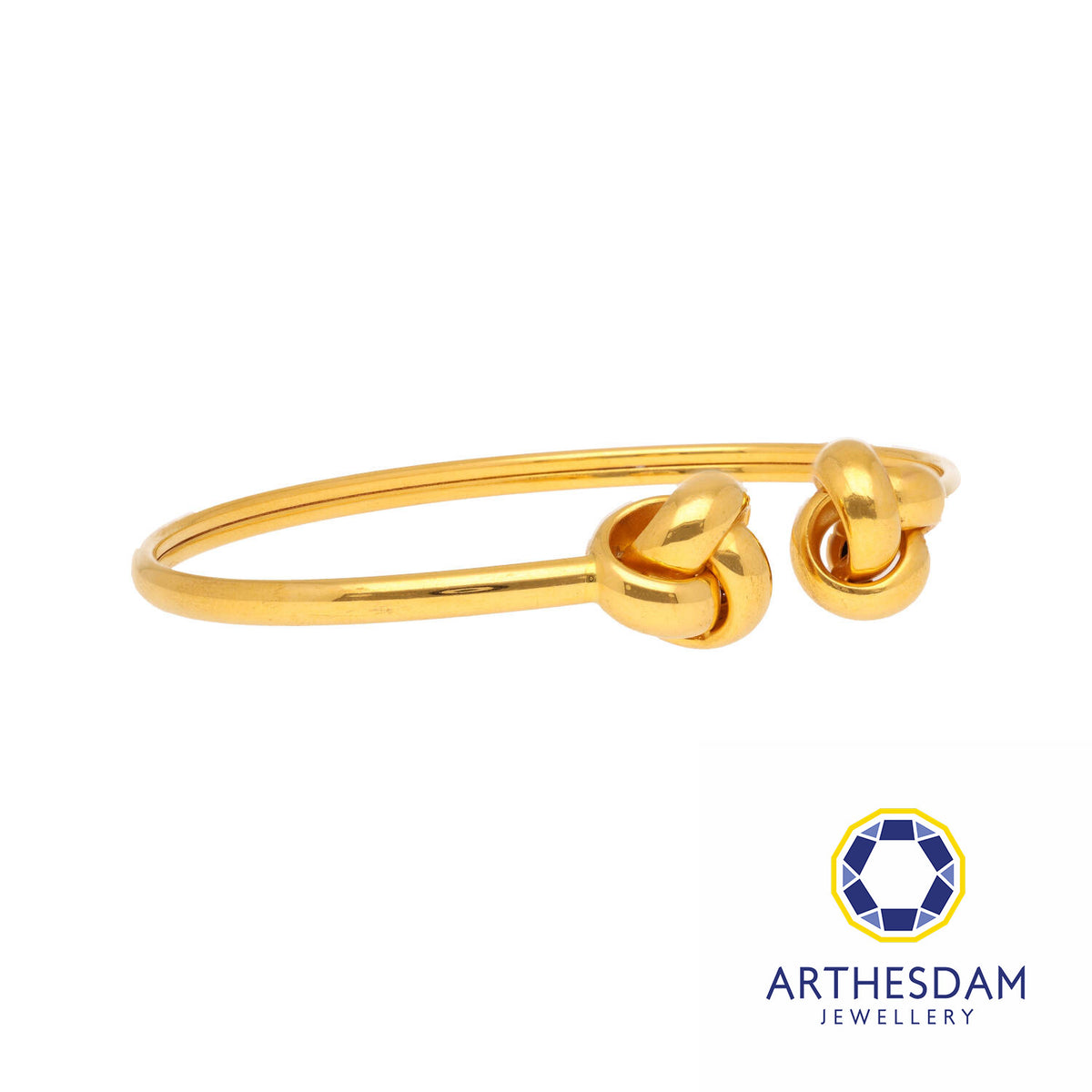 Arthesdam Jewellery 916 Gold Love Knot Bangle