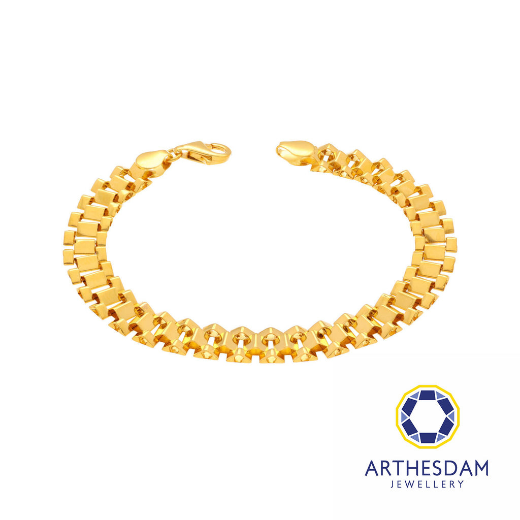 Arthesdam Jewellery 916 Gold Jubilee Band Bracelet