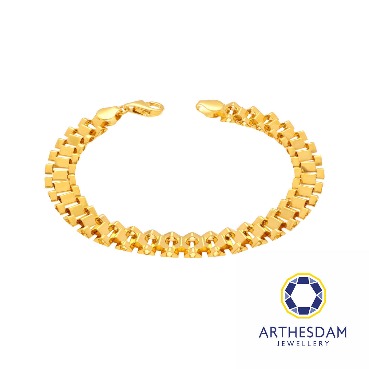 Arthesdam Jewellery 916 Gold Jubilee Band Bracelet
