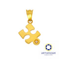 Arthesdam Jewellery 916 Gold Puzzle Pendant