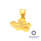 Arthesdam Jewellery 916 Gold Puzzle Pendant
