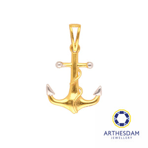 Arthesdam Jewellery 916 Gold Classic Anchor Pendant
