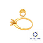 Arthesdam Jewellery 916 Gold Promise Ring Pendant