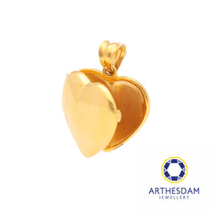 Arthesdam Jewellery 916 Gold Heart Locket Pendant