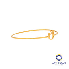 Load image into Gallery viewer, Arthesdam Jewellery 916 Gold Cat Bangle
