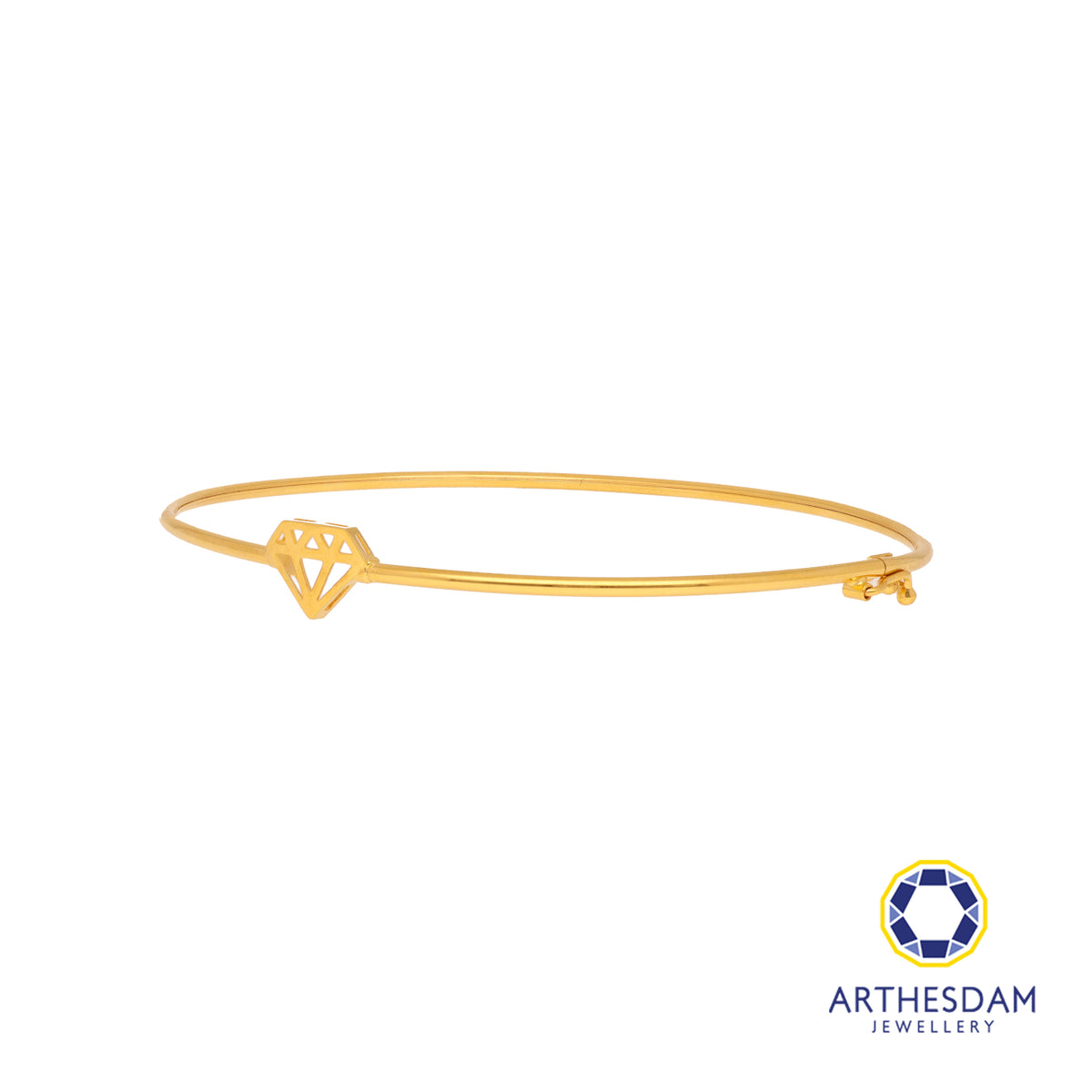 Arthesdam Jewellery 916 Gold Diamond Bangle