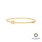 Arthesdam Jewellery 916 Gold Star Bangle