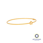 Arthesdam Jewellery 916 Gold Star Bangle