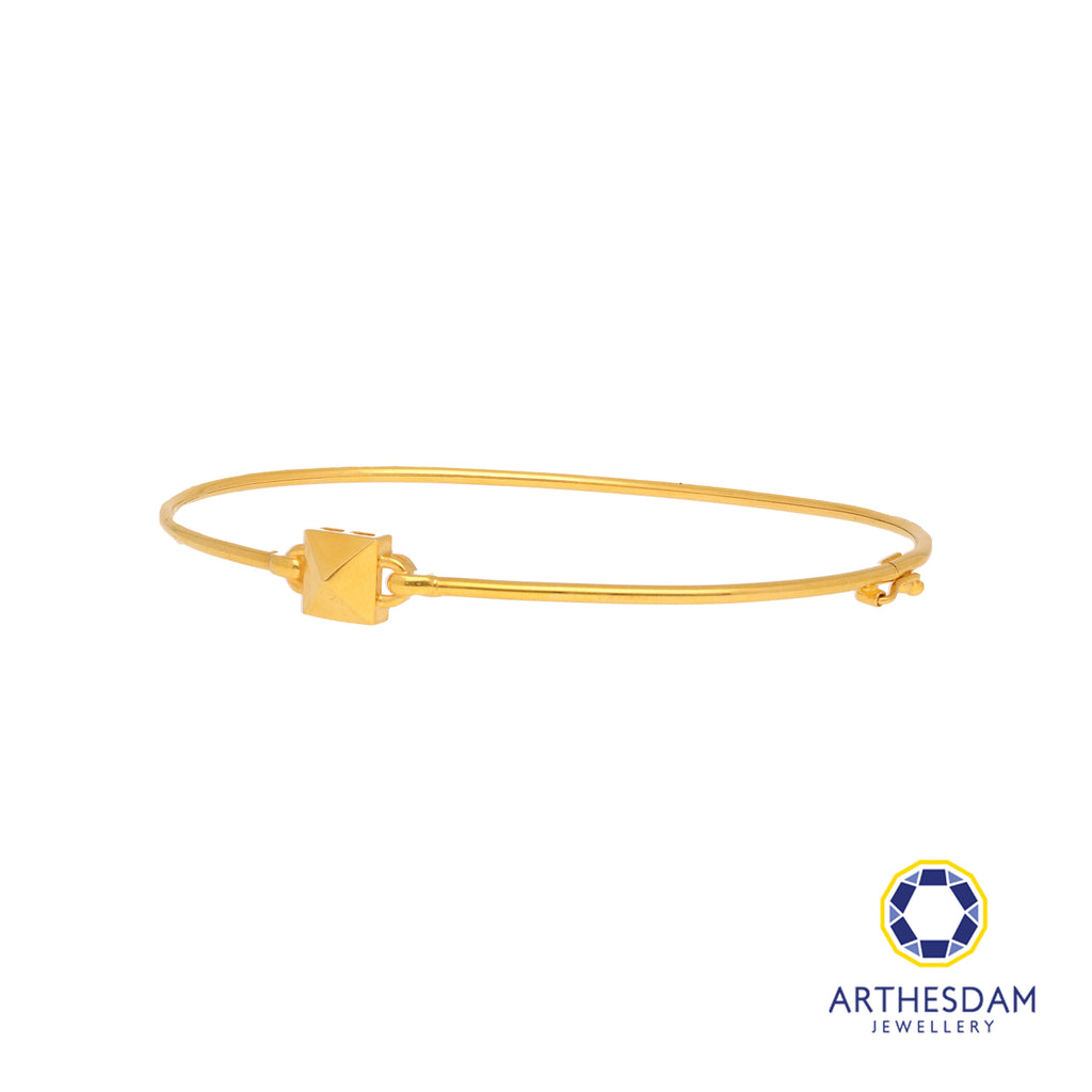 Arthesdam Jewellery 916 Gold Square Bangle
