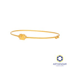 Arthesdam Jewellery 916 Gold Square Bangle