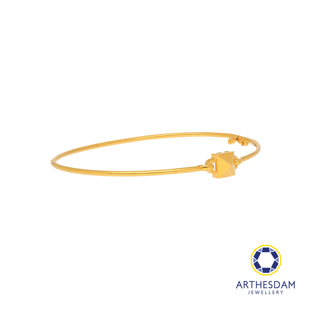 Arthesdam Jewellery 916 Gold Square Bangle